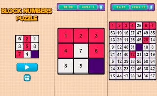 Image Block Numbers Puzzle